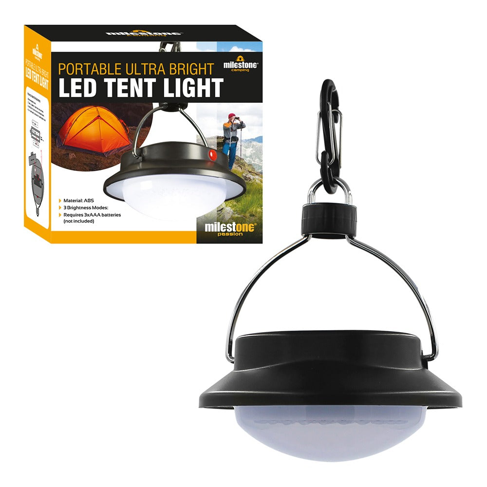 Milestone Ultra Bright Portable LED Tent Light 