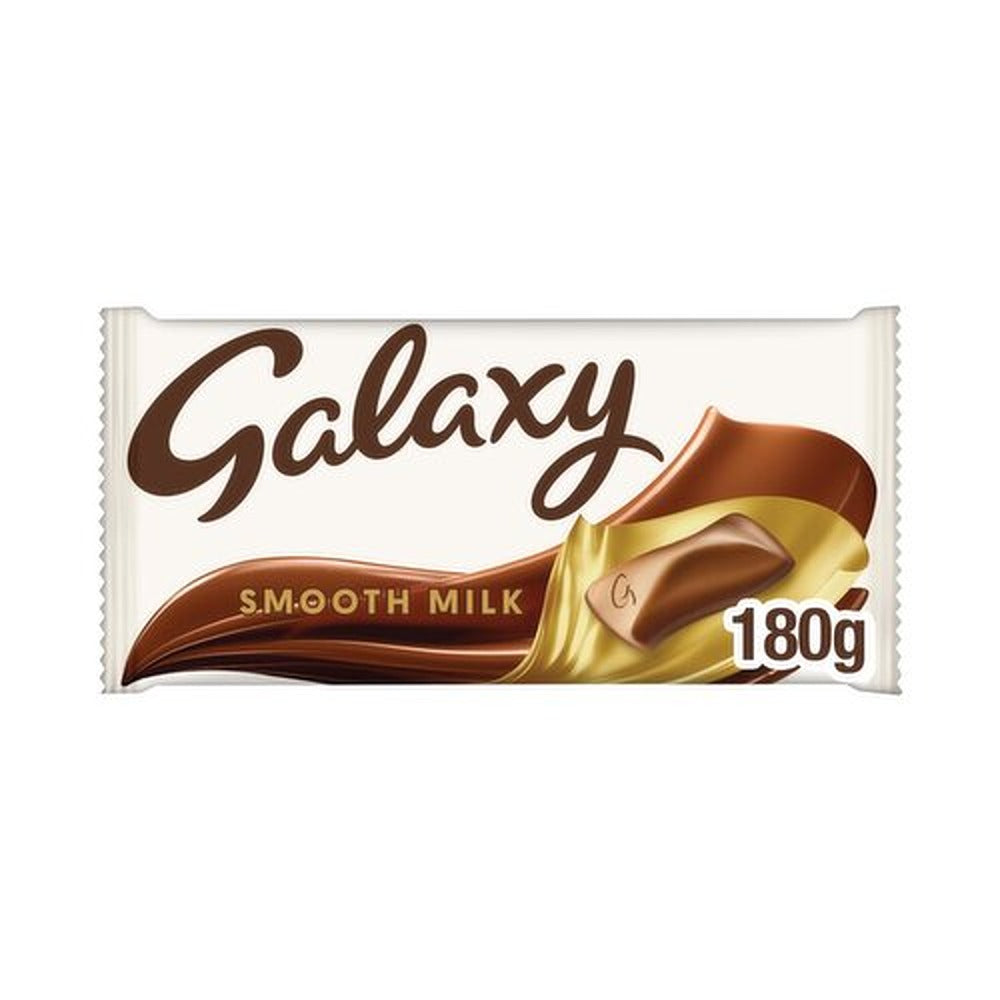 Galaxy Milk Block - Smooth Milk Chocolate - 180g