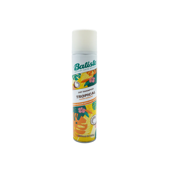 Batiste Tropical Dry Shampoo | Coconut Fragrance, Aerosol Spray, 200 ml