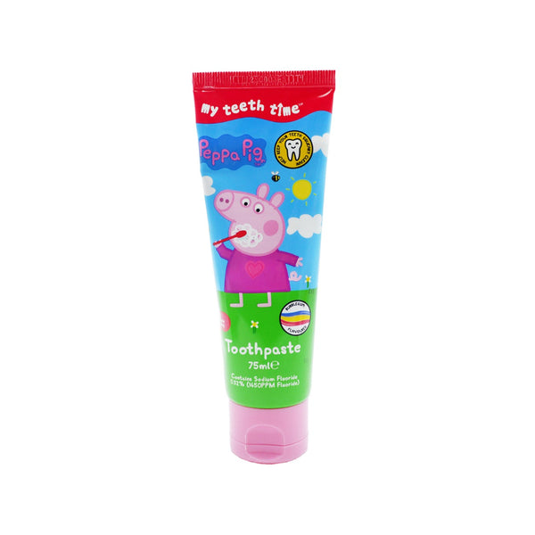 My Teeth Time Peppa Pig Toothpaste | Bubblegum Flavour, 1450 ppm Fluoride, 75 ml