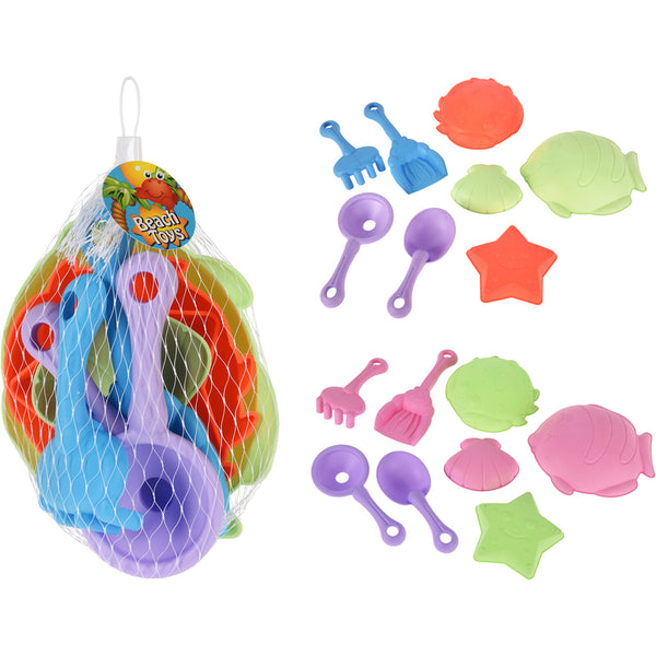 Beach Fun Beach Toys 8 Piece Toy Set | Pack of 8 Pieces