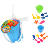 Beach Fun Beach Toys 7 Piece Set with Bucket Beach Toy Set | 7 Pieces