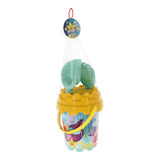 Assorted Sand Castle Beach Toy Set | 4 Pieces, Bucket and Accessories