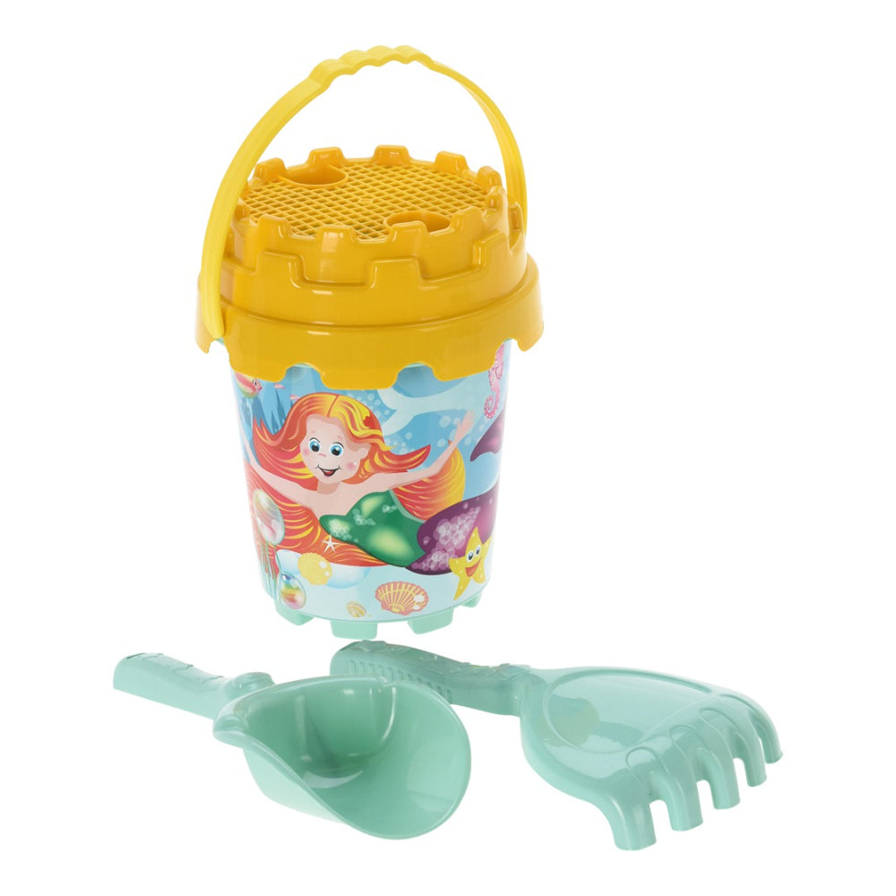 Assorted Sand Castle Beach Toy Set | 4 Pieces, Bucket and Accessories