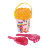 Assorted Sand Castle Beach Toy Set | 4 Pieces, Bucket and Accessories