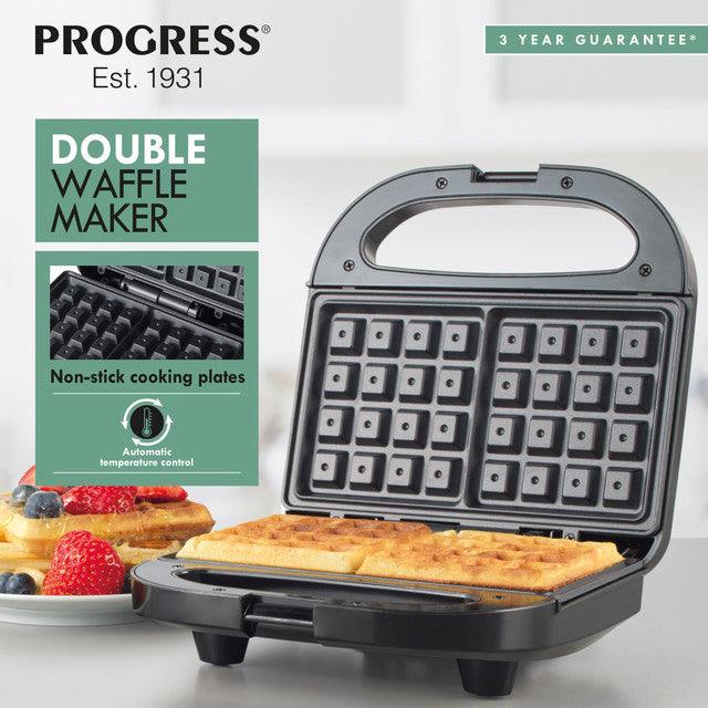 Progress Double Waffle Maker | 750W - Choice Stores