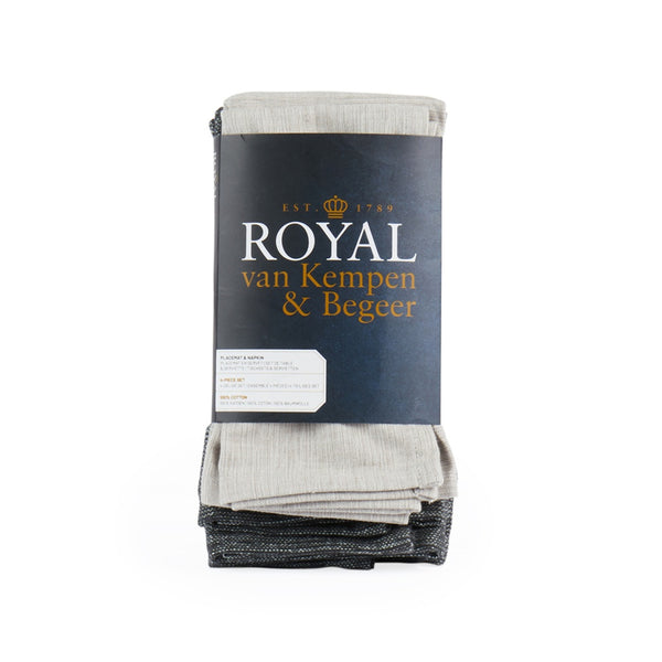 Placemat & Napkin - 4 Piece Set - Royal Van Kempen & Begeer