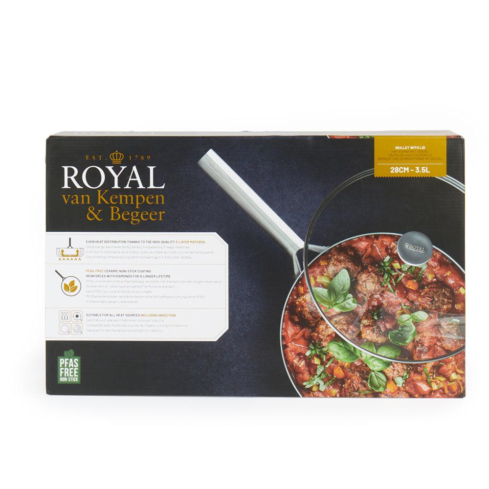 Royal Van Kempen & Begeer Skillet with Lid | 28cm - Choice Stores