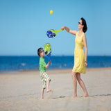 Scatch Paddleball Set | 4pcs | Green & Blue | Ergonomic Handle