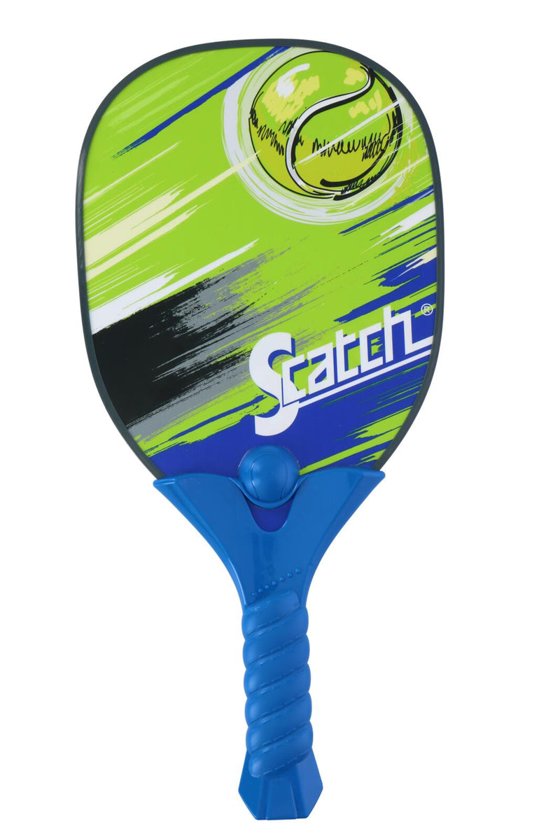 Scatch Paddleball Set | 4pcs | Green & Blue | Ergonomic Handle