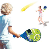 Scatch Paddleball Set | 4pcs | Green & Blue | Ergonomic Handle