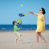 Scatch Paddleball Set | 4pcs | Green & Blue | Ergonomic Handle