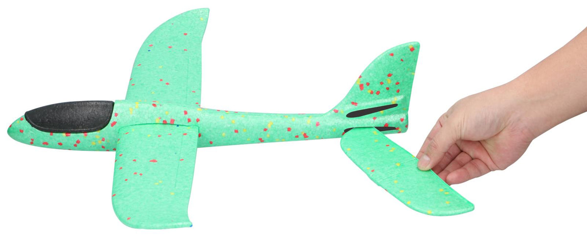Eddy Toys Aerodynamic Foam Glider Plane | Vibrant Colors