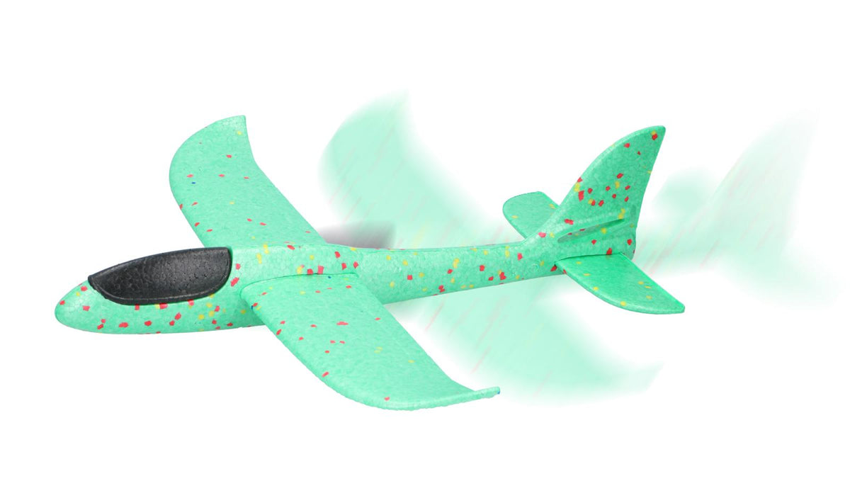 Eddy Toys Aerodynamic Foam Glider Plane | Vibrant Colors