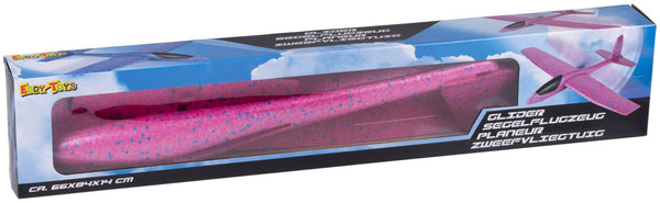 Eddy Toys Glider Plane | Blue & Pink | Lightweight Foam