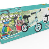 Eddy Toys Balance Bike | Blue & Pink | Adjustable & Lightweight