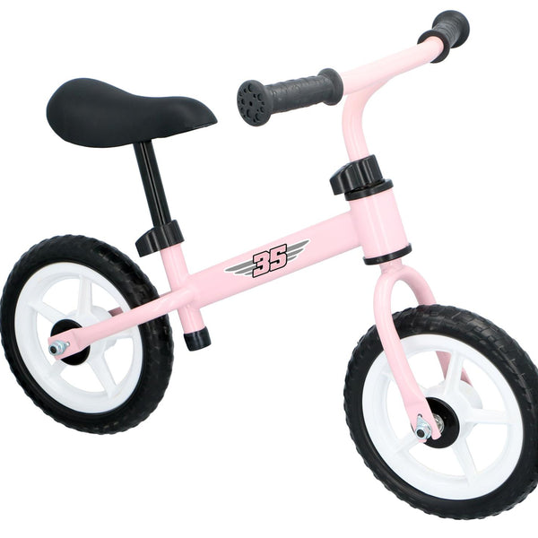Eddy Toys Balance Bike | Blue & Pink | Adjustable & Lightweight