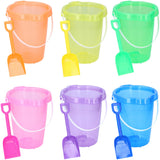 Eddy Toys Sand Bucket & Spade Set | 6 Vibrant Colours