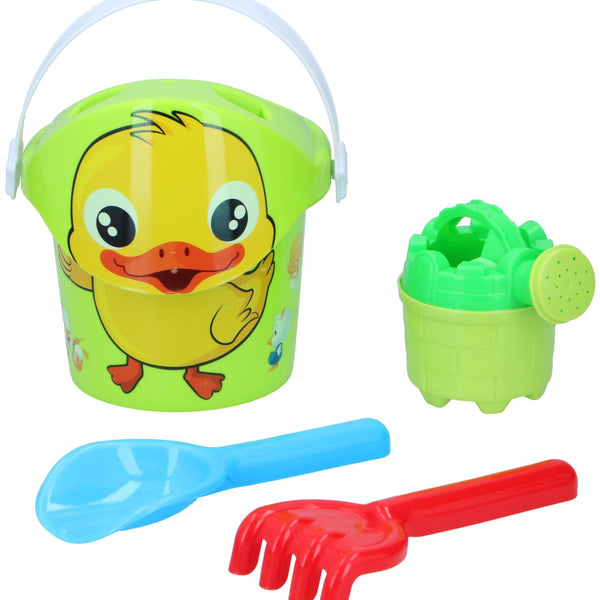Eddy Toys Animal Sandbucket Set | 4pcs Vibrant Colors