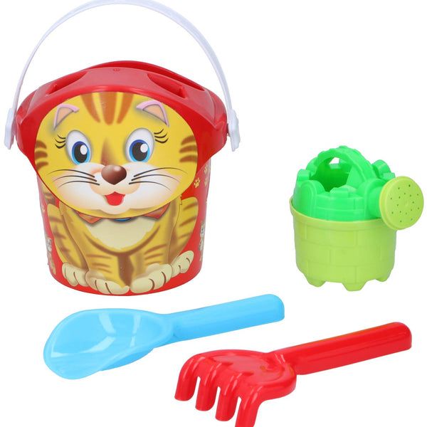 Eddy Toys Animal Sandbucket Set | 4pcs Vibrant Colors