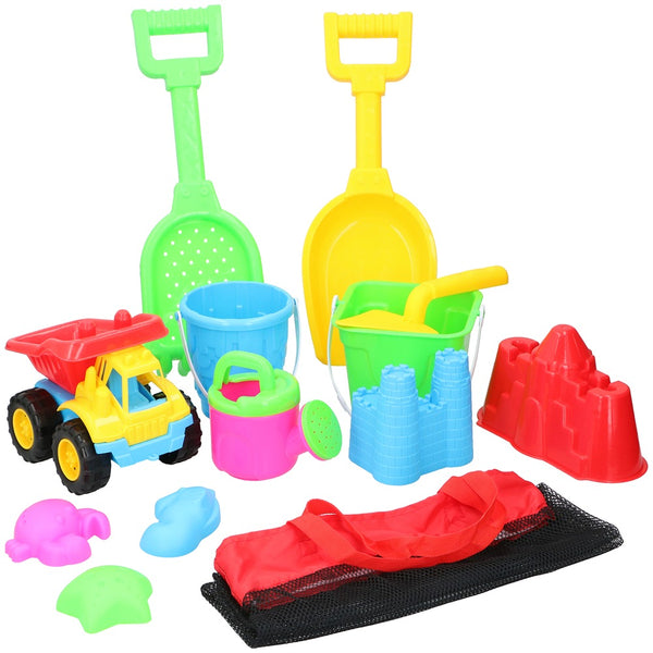 Eddy Toys 13-Piece Beach Set | Includes Bag & Accessories