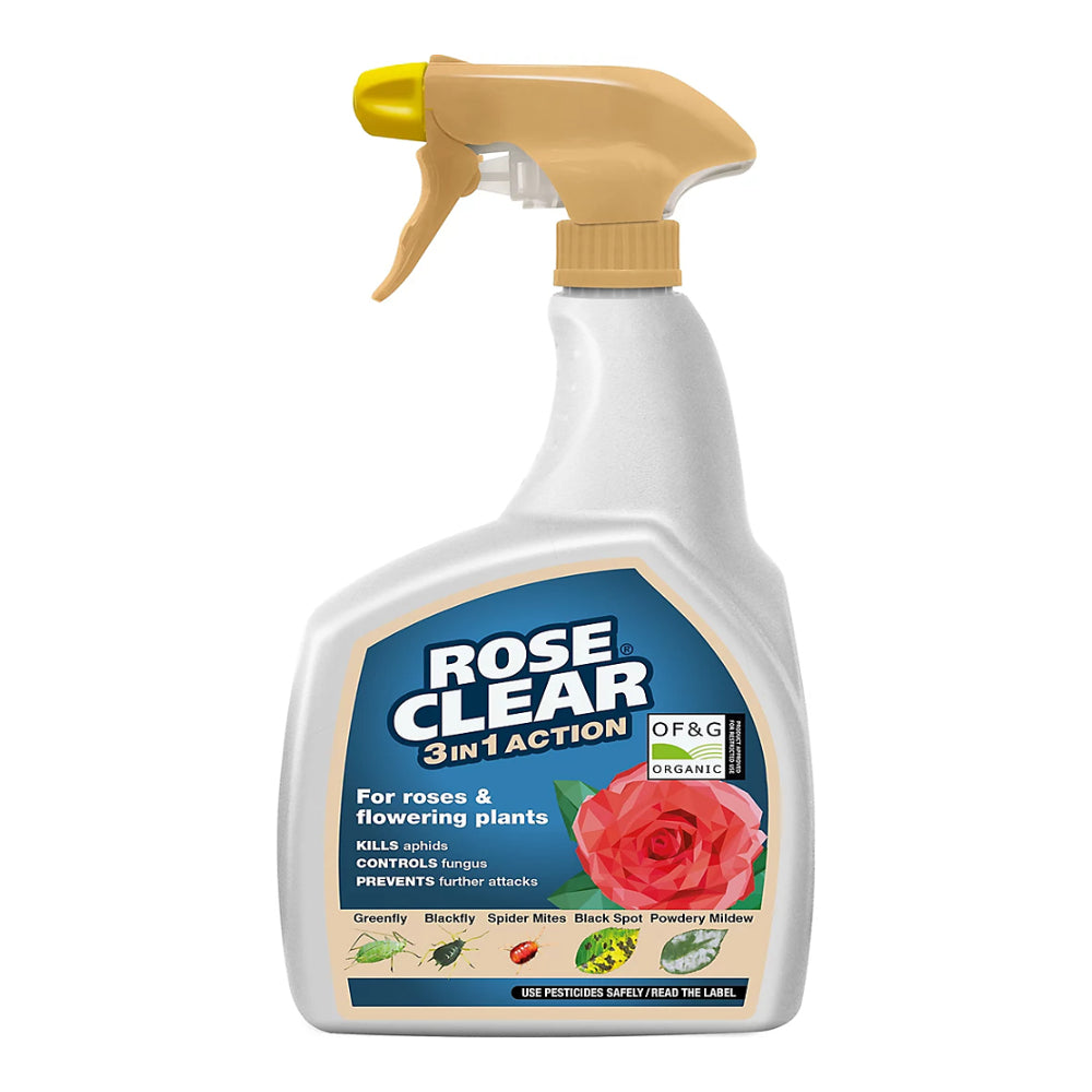 RoseClear 3-in-1 Rose and Flowering Plant Treatment Spray | 800ml