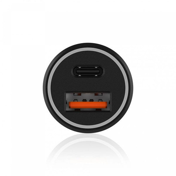 Groov-e Dual USB-A & C Car Charger | 20W | Black