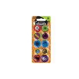 Halloween Mini Character Stamp Set - Pack of 10, Assorted Designs and Colours