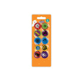 Halloween Mini Character Stamp Set - Pack of 10, Assorted Designs and Colours