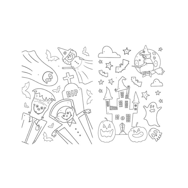 Halloween Paint by Numbers Activity Kit - Pack of 2, Assorted Designs