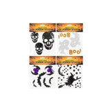 Reusable Halloween Gel Window Stickers - Assorted Designs and Colours