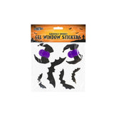 Reusable Halloween Gel Window Stickers - Assorted Designs and Colours