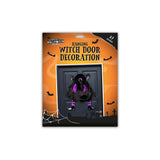 Hanging Halloween Witch Door Decoration - 27-Inch, Assorted Colours