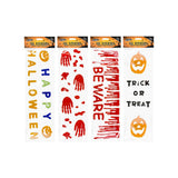 Halloween Gel Window Stickers - Assorted Designs and Colours, Spooky Motifs