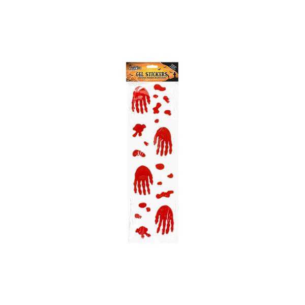 Halloween Gel Window Stickers - Assorted Designs and Colours, Spooky Motifs