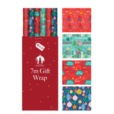 Festive Wonderland Christmas Gift Wrap 7 Metres | Contemporary Style