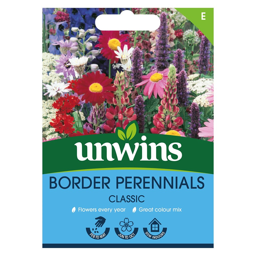 Cottage Garden Border Perennials Flower Seed Mix
