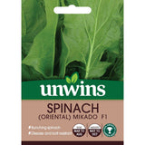Spinach Oriental Mikado F1 Seeds | Easy Growing Leafy Greens