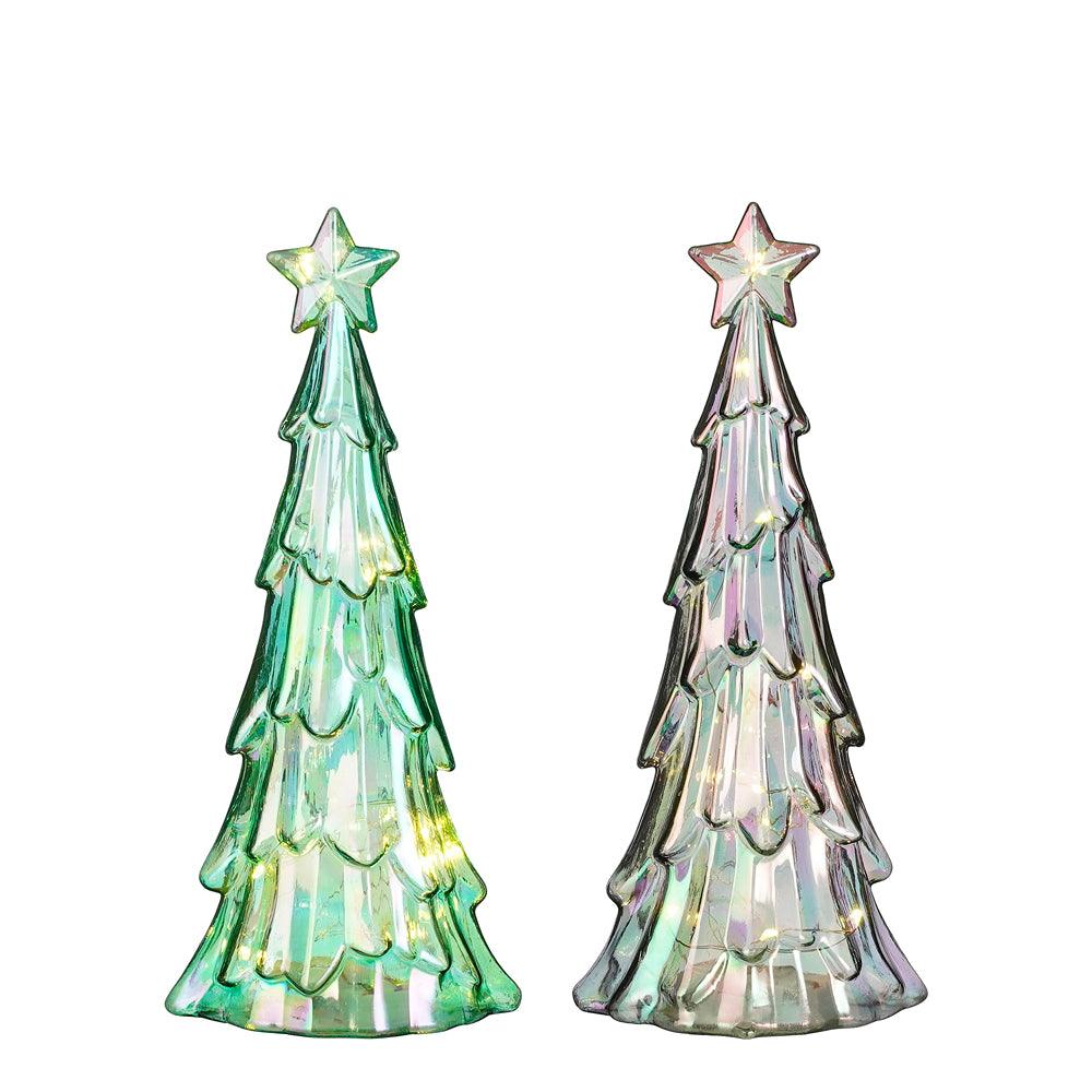 LED Christmas Tree 26cm | 2 Assorted Green or Blue