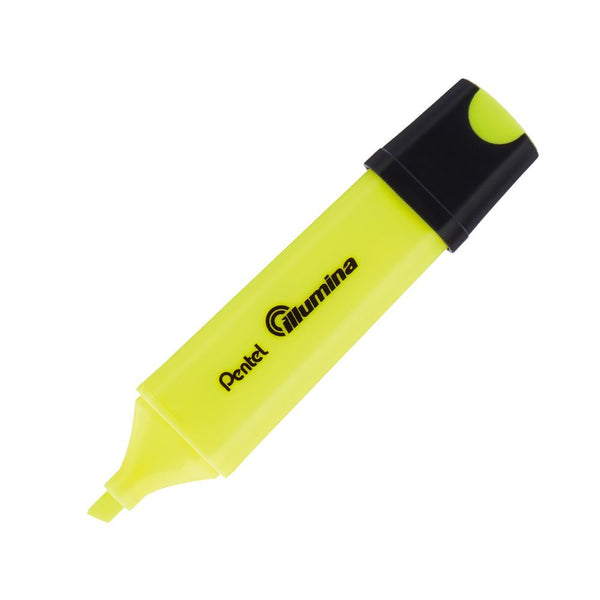 Pentel Illumina Yellow Chisel Tip Highlighter - Fluorescent Ink