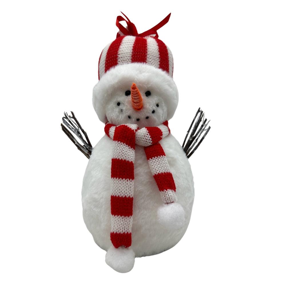 Snowman With Hat & Scarf