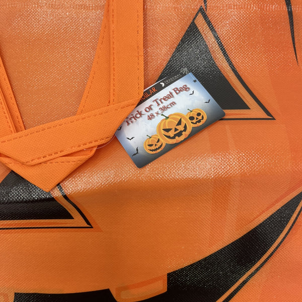 Spooktacular Pumpkin Treat Bag | 48cm Halloween Design