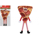 Christmas Elf Pizza Slice Fancy Dress Costume | One-Piece, Elf Headpiece