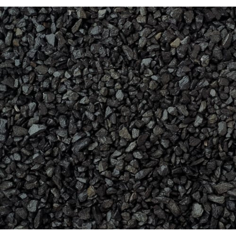 Charcoal Black Decorative Stone Chippings for Landscaping | 14mm