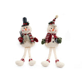 Christmas Dangly Legs Snowman Figurine | Assorted Designs, 24 x 65cm