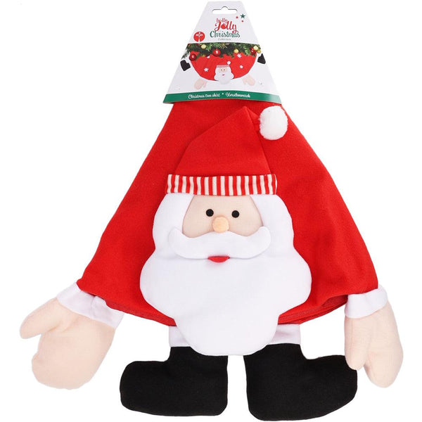 Santa Shape Felt Christmas Tree Skirt | 90cm