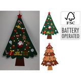 Felt Christmas Tree LED Decoration 103cm | Battery Operated