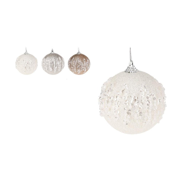 Glitter & Sequin Bauble | Assorted | 8cm