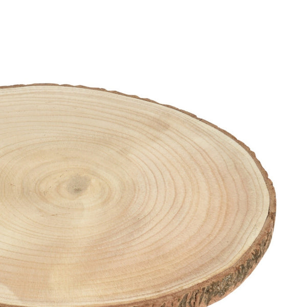 Rustic Wooden Slice Bark | D.25cm