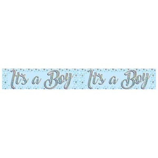 Baby Boy Banner - Blue - 102cm